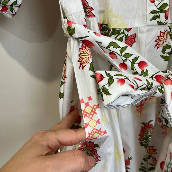 Tuckernuck Celina Moon Floral Stamp Cotton Maxi Dress Small NWT Cottagecore Boho - Picture 9 of 9